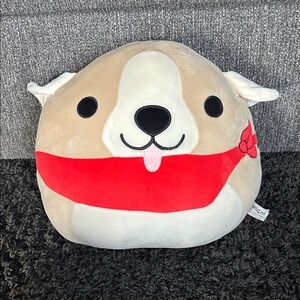 Adorable Tan and Red Stuffed Animal